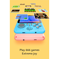 Miniatyrbild 4 av 10: G7 Retro Handheld Spelkonsol, 3.5 Tums LCD-Skärm, Bärbar Ultratunn Videospelare, Stöd för TV-Koppling, Semesterpresent Gray Two-Player Game