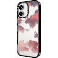 Miniatyrbilde 6 av 6: Kompakt iPhone 16 Pro Max Deksel [Lettvekt / 1,2 m 2X Militær Grad Fallbeskyttelse/Slank] - Kirsebær - Klar Svart Clouds (Red) iPhone 16