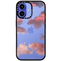 Miniatyrbilde 3 av 6: Kompakt iPhone 16 Pro Max Deksel [Lettvekt / 1,2 m 2X Militær Grad Fallbeskyttelse/Slank] - Kirsebær - Klar Svart Clouds (Red) iPhone 16