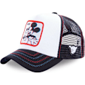 Pikkukuva 2 / 2: Miesten ja naisten Mickey Mouse -verkkolippis Unisex Snapback kesäaurinkolippa svartvit
