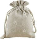 Sæt med 20 stk. hamp linnedposer Jute poser med snøre 13*18cm