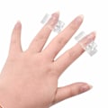 Miniatyrbillede 3 af 6: 10 stk. - Neglekunst Transparent Krystal Klips