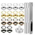 DIY Eyelet Kit, 200-pack (4 colors x 50 sets)