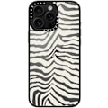 Miniatyrbilde 2 av 5: Kompakt iPhone 16 Pro Max Deksel [Lettvekt / 1,2 m 2X Militær Grad Fallbeskyttelse/Slank] - Kirsebær - Klar Svart Zebra Stripe iPhone 16 Pro Max