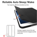 Miniatyrbillede 5 af 7: Smartphone CaseSmart Case Cover Translucent Matte Back Magnetic Case med Auto Sleep/Wake Funktion-sort