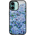 Miniatyrbilde 4 av 6: Kompakt iPhone 16 Pro Max Deksel [Lettvekt / 1,2 m 2X Militær Grad Fallbeskyttelse/Slank] - Kirsebær - Klar Svart Nantucket Blue Hydrangeas iPhone 16