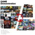 Miniatyrbillede 2 af 5: Trådløs Game Controller Controller Bluetooth Dual Head Gamepad Joystick Gamepad kompatibel med Game Console 4-sort