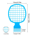 Miniatyrbillede 2 af 4: 2 stk. Twist Comb Curl Comb Twist Brush Afro Curl Comb Twist Hair Coils Comb Tool til Naturligt Hår (Blå)