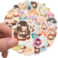 Miniatyrbillede 3 af 5: 50 stk. Kawaii lammesticker, æstetiske, søde, magiske dyrelegetøj, klistermærker, DIY-scrapbog, telefon, køleskab, bærbar computer, kuffert, vandflasker, bærbar computer, skateboard
