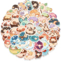 Miniatyrbillede 1 af 5: 50 stk. Kawaii lammesticker, æstetiske, søde, magiske dyrelegetøj, klistermærker, DIY-scrapbog, telefon, køleskab, bærbar computer, kuffert, vandflasker, bærbar computer, skateboard