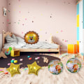 Miniatyrbild 5 av 5: Lejonballongset - Lejonkungen ballonger, Lejonkungen festdekorationer, Lejondekorationer fest, Djurformade ballonger Dekor Dekorationer Födelsedagsfest