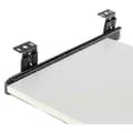 Drawer or keyboard tray slides with ball bearings and height adjustment