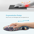Miniatyrbillede 5 af 5: Ergonomisk Mussemåtte Computer Mussemåtte til Hjemmekontor Laptop Gaming