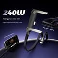 Miniatyrbild 10 av 11: 2-in-1 Invisible Stand Charging Cable, Multi Charging Cable with Type C Multi-Angle Adjustable Stand, 240W Fast Charging C to C