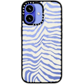 Miniatyrbilde 3 av 6: Kompakt iPhone 16 Pro Max Deksel [Lettvekt / 1,2 m 2X Militær Grad Fallbeskyttelse/Slank] - Kirsebær - Klar Svart Zebra Stripe iPhone 16