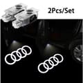 Trådløse LED HD-projektionslamper til Audi Sline A1 A3 Q5 A4 B8 B7 A5 A6 C7 A7 A8 B9 B6 C6 Q2 Q3 C
