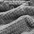 Pikkukuva 3 / 7: Suuri mikrokuitupyyhe naisille, anti-frizz pyyhe kuminauhalla | Erittäin imukykyinen | Speed ​​Pyyhe Gray
