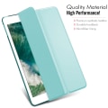 Miniatyrbilde 4 av 7: Ultra Slim Smart Case med gummiert fleksibel TPU bakdeksel, automatisk søvn/vekk og visning/skriv stativ for iPad Mini 5-All mintgrønn