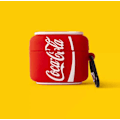 Pikkukuva 1 / 3: Coca-Cola söpö sarjakuva kuulokkeiden kotelo, airpod 1/2 langaton Bluetooth kuulokkeiden kotelo silikonikotelo.
