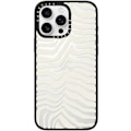 Miniatyrbilde 1 av 5: Kompakt iPhone 16 Pro Max Deksel [Lettvekt / 1,2 m 2X Militær Grad Fallbeskyttelse/Slank] - Kirsebær - Klar Svart Zebra Stripe iPhone 16 Pro Max