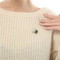 Miniatyrbilde 2 av 3: Håndlaget krystallblomst brosje pin bling glitrende brosje for kvinner jenter bruder
