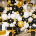 Miniatyrbillede 5 af 5: Sorte Balloner Sæt Latex Festballoner 12 tommer 5 tommer 80 stk Makron Babyshower Pink Ballon til Fødselsdagsfest Dekorationer