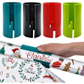 Miniatyrbild 1 av 5: 4-pack Glidande Presentpapperskutter - Bärbar rullkutter för presentpapper till jul och födelsedagspackning