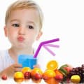 Miniatyrbild 6 av 6: 5-Pack - Flexible Silicone Straws, Bent with Brush (25cm) Multicolor Multicolor multifärg