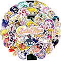 Pikkukuva 1 / 5: Sailor Moon Tarrat 100 kpl, Piirrosesteettiset Vinyyli Tarrat ja Tarrat, Ihanat Kylmät Kannettavan Tietokoneen Vedenpullo Tarrat, Tarrat Hydro Flaskille, Autolle, Rullalaudalle