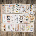 Miniatyrbillede 4 af 5: Vintage Scrapbooking Materialepakke (200 stk.) til Trash Journaling Bullet Journaling Planner Botanisk Papir Sticker Craft Kit Æstetisk