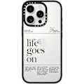 Miniatyrbilde 1 av 5: Kompakt iPhone 16 Pro Max Deksel [Lettvekt / 1,2 m 2X Militær Grad Fallbeskyttelse/Slank] - Kirsebær - Klar Svart Life Goes on iPhone 16 Pro