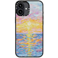 Miniatyrbilde 5 av 6: Kompakt iPhone 16 Pro Max Deksel [Lettvekt / 1,2 m 2X Militær Grad Fallbeskyttelse/Slank] - Kirsebær - Klar Svart Frosted Sunset iPhone 16 Plus