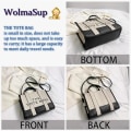 Miniatyrbilde 4 av 5: Toteveske for kvinner Dupes Mini skinnveske Liten personlig veske over skulderen