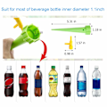 Miniatyrbild 5 av 9: Växtbevattningssystem med 6 automatiska bevattningsspikar, långsam frisättningsventil, automatisk bevattning, droppbevattningssystem
