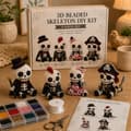 3D Skeleton Bead Kit DIY Craft Beads Set Handmade Halloween Art Toy Creative Gift Set B 21