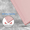 Miniatyrbild 5 av 7: Ultra Slim Smart Case med gummerad flexibel TPU-baksida, automatisk sömn/väckning och visnings-/typstativ för iPad Mini 5-All rose gold