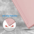 Miniatyrbilde 5 av 7: Ultra Slim Smart Case med gummiert fleksibel TPU bakdeksel, automatisk dvalemodus/vekk og visning/skriv stativ for iPad Mini 5-All rose gull