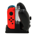 Miniatyrbillede 2 af 5: Controller-oplader kompatibel med Nintendo Switch-opladningsdock-stand med LED-opladningsindikator - sort