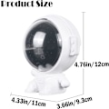 Miniatyrbillede 5 af 5: Astronaut Buddy Galaxy Stjerneprojektor Rummand Æstetisk Loftsdekoration Stjernenatlys Lampe Gaver med Soveværelse Vuggevise Musikfunktion (Hvid)