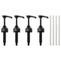 2025 Monin sirapspumpar 8ml svarta 4-pack för kaffearomer dispenser