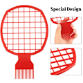 Miniatyrbillede 3 af 4: 2 stk. Twist Comb Curl Comb Twist Brush Afro Curl Comb Twist Hair Coils Comb Tool til naturligt hår (rød)