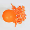 Pikkukuva 3 / 4: Oranssi ilmapallokaari - Macaron oranssi ilmapallo vaaleanpunainen ilmapallo metallinen kultainen ilmapallo 136 kpl juhlakoristeluun