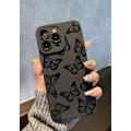 Miniatyrbild 1 av 8: iPhone 16 Pro Max Skal 6,9 tum 2024, Estetisk Hjärtan Print iPhone 16 Pro Max Skal för Kvinnor Flickor Män, Silikon Skyddande Telefonfodral för iPhone Butterfly iPhone 16 Pro