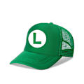 Pikkukuva 1 / 3: Super Mario Luigi Bros Hatut Anime Cosplay Puku Retro Peli Teema Verkkolippis Lapset Pojat Tytöt Luovat Lahjat Green