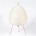 Miniatyrbild 6 av 6: Japansk design Akari Noguchi bordslampa: Rispapper stående lampa för sovrum, arbetsrum, vardagsrum, bar - Heminredningsarmatur Yw1 [DB] A
