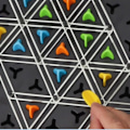 Miniatyrbilde 3 av 10: Gummibånd Geometri Kjede Sjakk Trekant Puslespill Leke Hjemmespill