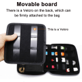 Miniatyrbillede 7 af 7: USB-manager lomme harddisk-etui til USB-stik, SD-kort, hukommelseskort, powerbank, kabel, hovedtelefoner