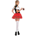 Pikkukuva 7 / 7: Tarjoilijan Puku Halloween Oktoberfest Tarjoilijan Puku Red L