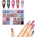 Miniatyrbillede 8 af 9: Lille Krystal Rhinestones Sæt | 3500 Stykker Glitter Resin Rhinestones Sæt, Flatback AB Klare Juveler Diamanter Negledekorationer til Niktule A