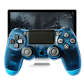 Pikkukuva 3 / 5: Langaton peliohjain Ohjain Bluetooth Dual Head Gamepad Joystick Gamepad yhteensopiva pelikonsolin kanssa 4-kirkas sininen